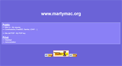 Desktop Screenshot of martymac.org